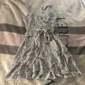 Polka Dot Wrap Dress